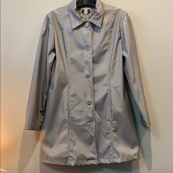 Rave 4 Real Silver glossy rain coat - Picture 1 of 1